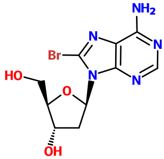 MC081006 8-Bromo-2'-deoxyadenosine (图片) MC081006 8-Bromo-2'-deoxyadenosine